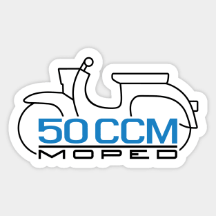 Moped Schwalbe Emblem 50cc (black) Sticker